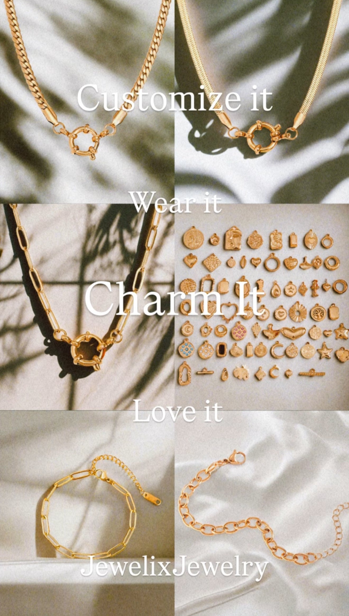 Create Your Custom Charm Bracelet/Necklace