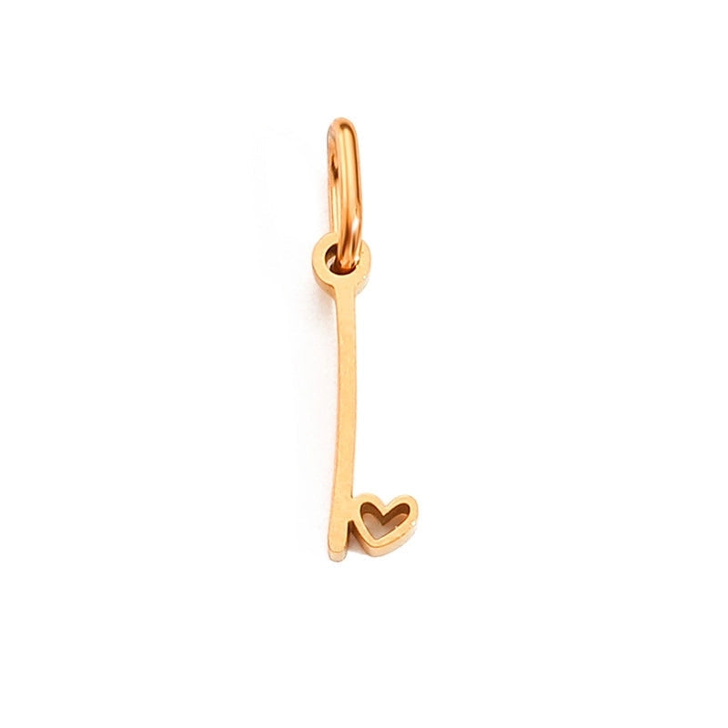 Letters W/❤️ Charms