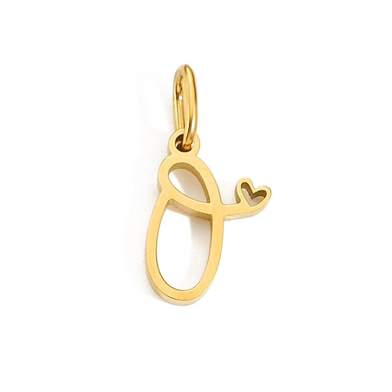 Letters W/❤️ Charms