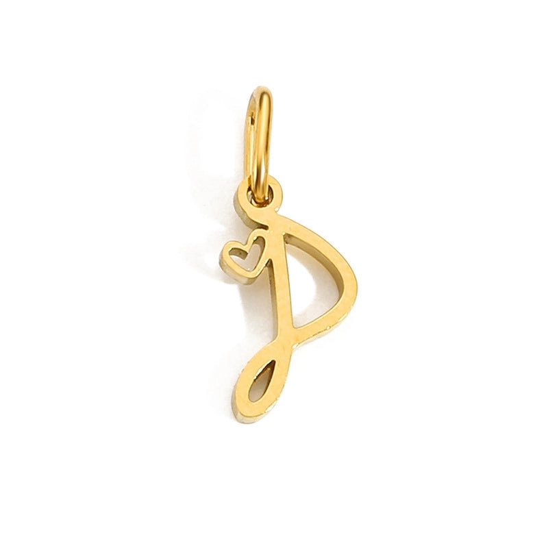 Letters W/❤️ Charms