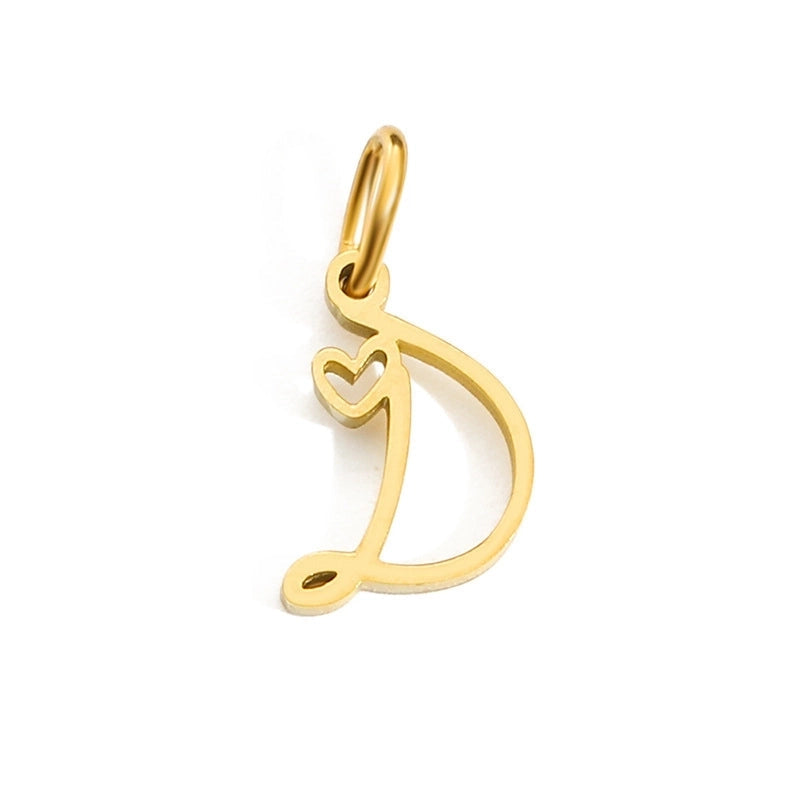 Letters W/❤️ Charms