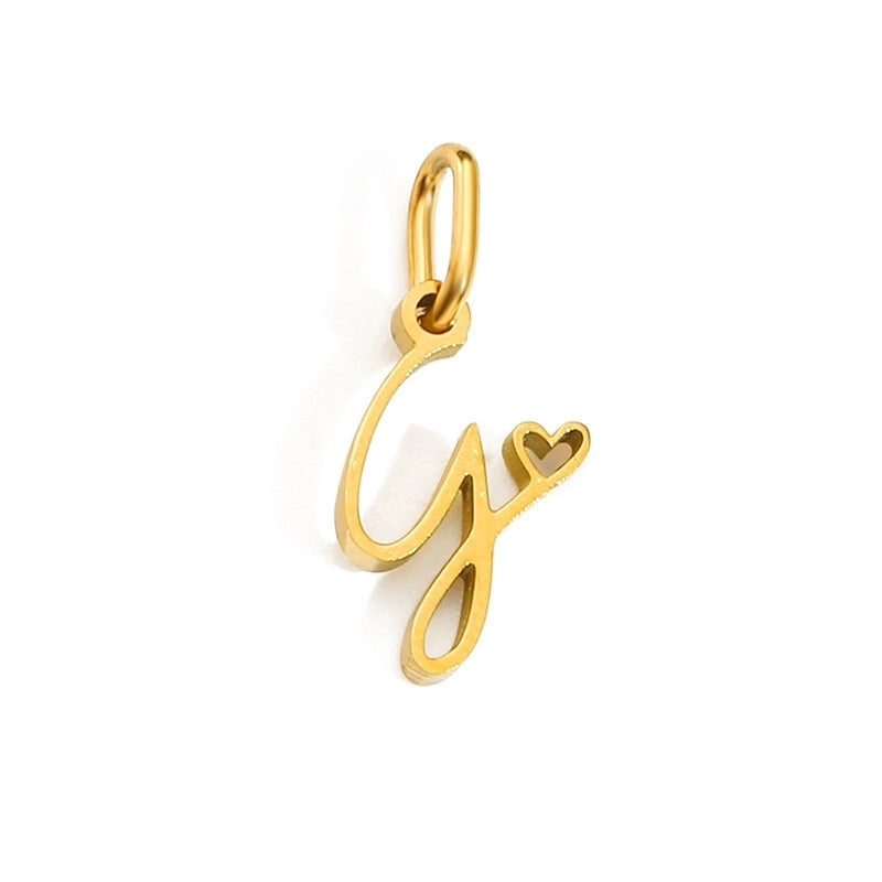 Letters W/❤️ Charms