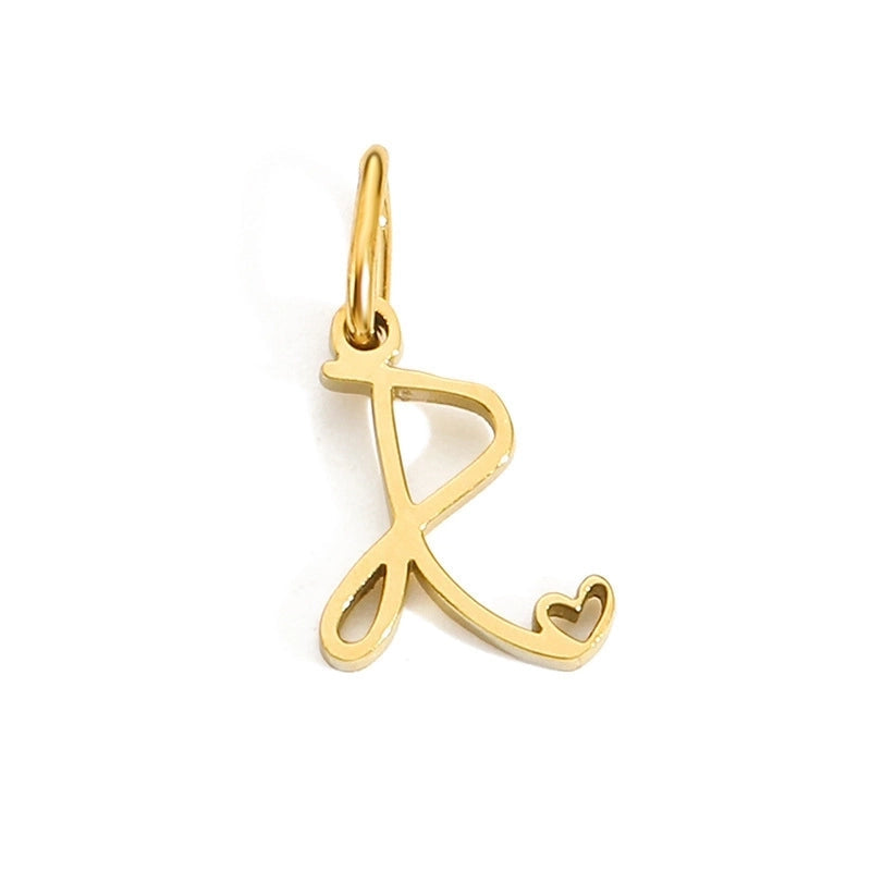 Letters W/❤️ Charms