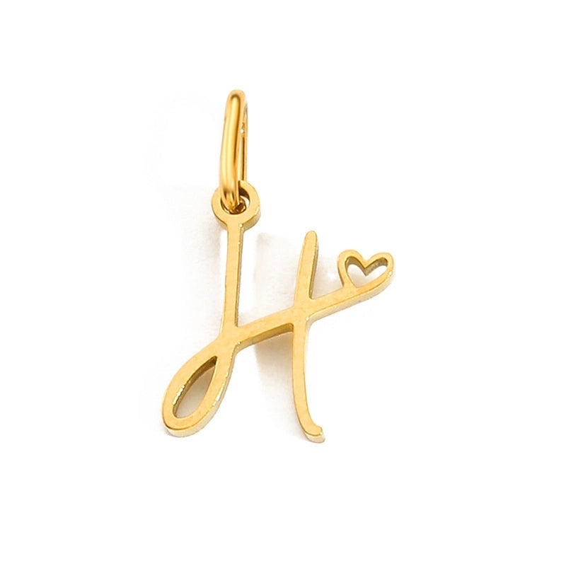 Letters W/❤️ Charms