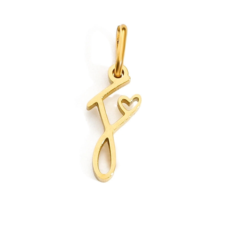 Letters W/❤️ Charms