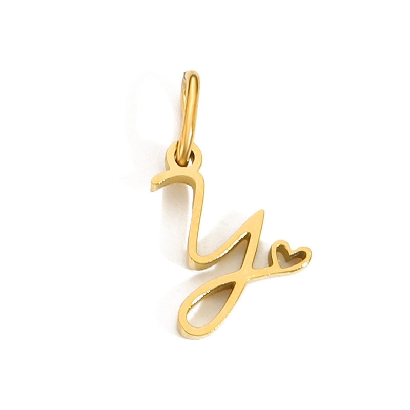Letters W/❤️ Charms