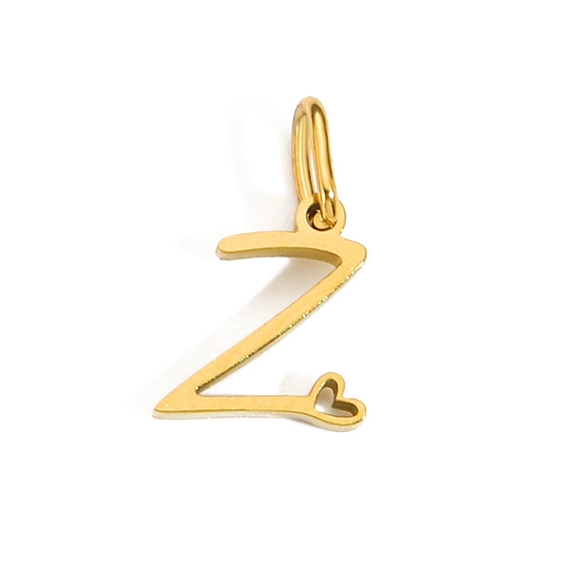 Letters W/❤️ Charms