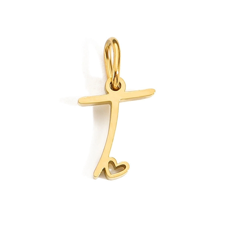 Letters W/❤️ Charms