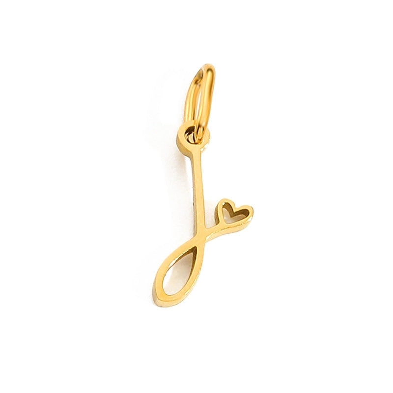 Letters W/❤️ Charms